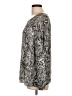 Cupio 100% Polyester Silver Long Sleeve Blouse Size L - photo 5
