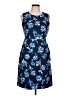 Lands' End Blue Cocktail Dress Size 10 - photo 1