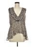 CAbi 100% Polyester Tan Sleeveless Blouse Size M - photo 1