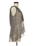 CAbi 100% Polyester Tan Sleeveless Blouse Size M - photo 4