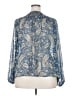 Daniel Rainn 100% Polyester Blue Long Sleeve Blouse Size XXL - photo 2
