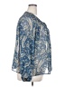 Daniel Rainn 100% Polyester Blue Long Sleeve Blouse Size XXL - photo 4