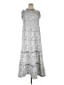 Unbranded Paisley Silver Casual Dress Size 1X - photo 1