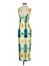 Shein 100% Polyester Tie-dye Yellow Cocktail Dress Size S - photo 1