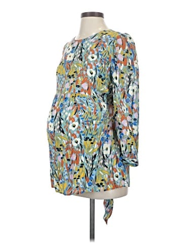 Motherhood Long Sleeve Blouse (view 1)