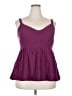 Torrid 100% Rayon Purple Sleeveless Blouse Size 2X Plus (2) - photo 1