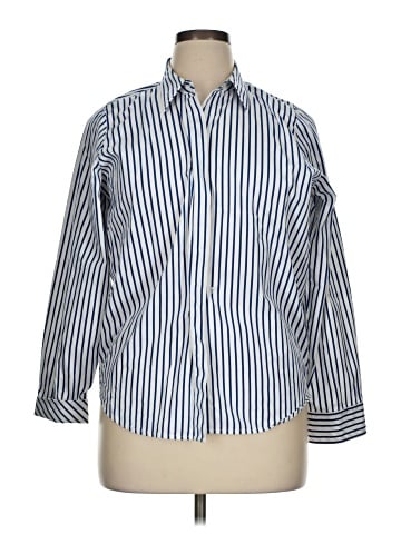Lauren by Ralph Lauren Long Sleeve Button-Down Shirt (view 1)