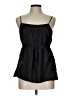 Ella Moss 100% Silk Black Sleeveless Silk Top Size L - photo 1
