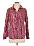 Gap Outlet 100% Cotton Print Red Long Sleeve Blouse Size L - photo 1