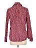 Gap Outlet 100% Cotton Print Red Long Sleeve Blouse Size L - photo 2