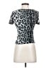 Shein Animal Print Silver Short Sleeve T-Shirt Size S - photo 2