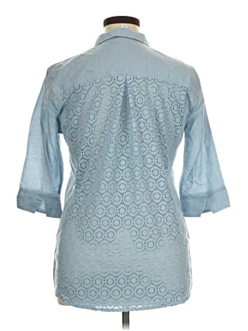 Lole 3/4 Sleeve Button-Down Shirt (view 2)
