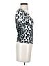 Shein Animal Print Silver Short Sleeve T-Shirt Size S - photo 4