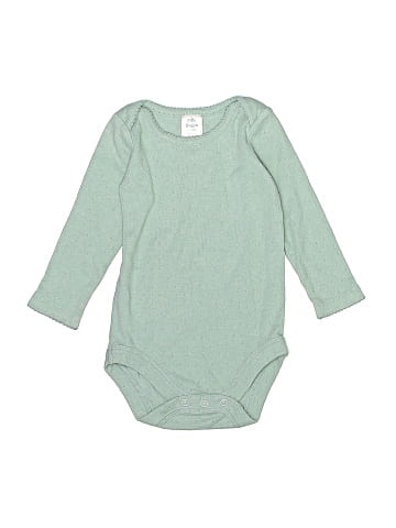 Baby Boden Long Sleeve Onesie (view 1)