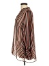 CAbi 100% Polyester Stripes Brown Long Sleeve Blouse Size L - photo 5