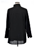 Marla Wynne 100% Polyester Solid Black Long Sleeve Blouse Size 1X - photo 2