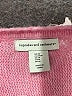 Cupcakes & Cashmere Hearts Pink Pullover Sweater Size M - photo 7