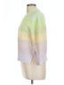 Ann Taylor LOFT Color Block Green Pullover Sweater Size L - photo 5