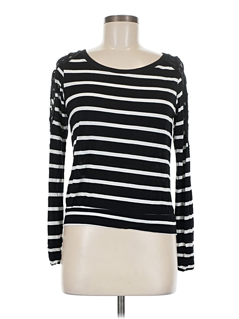 Pre-owned One Step Up Long Sleeve T-shirt In Black
