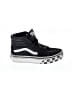 Vans 100% Leather Black Sneakers Size 10 1/2 (kids) - photo 1