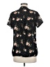 rue21 100% Polyester Floral Black Short Sleeve Blouse Size M - photo 2
