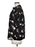 rue21 100% Polyester Floral Black Short Sleeve Blouse Size M - photo 5