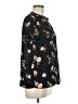 rue21 100% Polyester Floral Black Short Sleeve Blouse Size M - photo 4