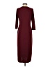 Celeste Solid Burgundy Casual Dress Size S - photo 2