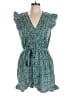 Cupshe 100% Polyester Polka Dots Green Romper Size L - photo 1