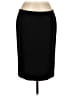 Basler 100% Acetate Solid Black Formal Skirt Size EU 40 / US 10 - photo 1
