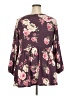 Torrid Purple 3/4 Sleeve Blouse Size 3X Plus (3) - photo 2