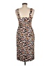 J.Crew Animal Print Brown Cocktail Dress Size 6 - photo 2