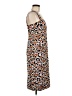 J.Crew Animal Print Brown Cocktail Dress Size 6 - photo 4
