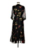 ASOS Floral Black Cocktail Dress Size 6 - photo 2