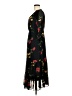 ASOS Floral Black Cocktail Dress Size 6 - photo 5