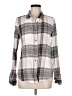 Vans 100% Cotton Plaid Gray Long Sleeve Button-Down Shirt Size M - photo 1