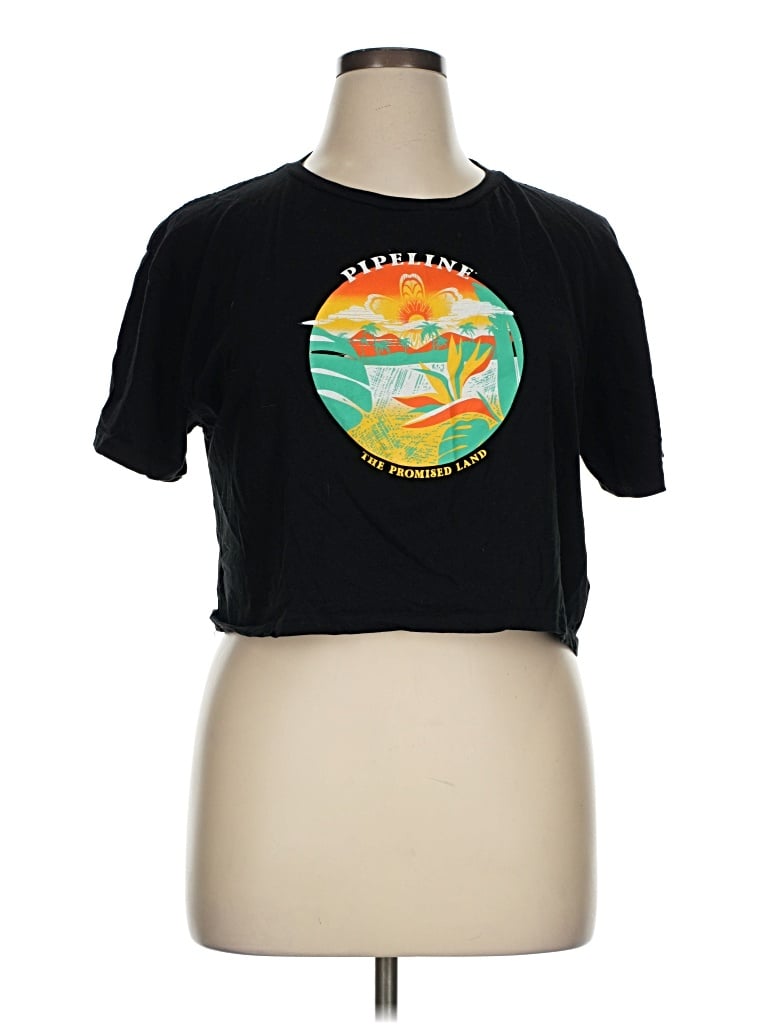 Pre-owned Assorted Brands Short Sleeve T-shirt In Black