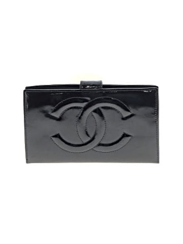 Chanel Vintage Patent Leather French Purse Wallet (view 1)