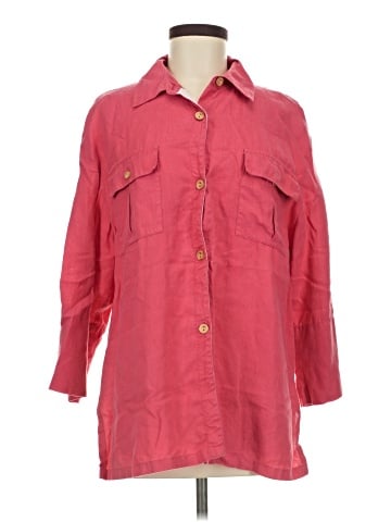 David Dart 3/4 Sleeve Button-Down Shirt (view 1)