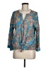 Spense Blue 3/4 Sleeve Blouse Size M - photo 1