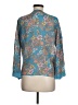 Spense Blue 3/4 Sleeve Blouse Size M - photo 2