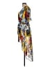 NY Collection Print Yellow Short Sleeve Blouse Size L - photo 5