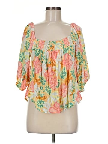 Rip Curl 3/4 Sleeve Blouse (view 1)