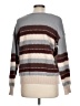 Unbranded 100% Polyester Stripes Gray Brown Pullover Sweater Size L - photo 2