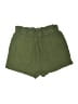 Garage 100% Rayon Solid Green Shorts Size S - photo 1