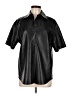 Babaton 100% Polyurethane Black Short Sleeve Button-Down Shirt Size XS - photo 1