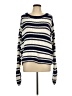 St. John's Bay 100% Cotton Stripes Blue Pullover Sweater Size L - photo 1