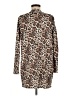 Venus Animal Print Brown Cardigan Size M - photo 2