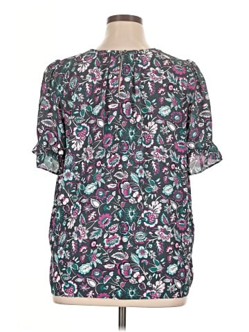 Ann Taylor LOFT Outlet Short Sleeve Blouse (view 2)