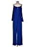 NY Collection Color Block Blue Jumpsuit Size S (petite) - photo 2